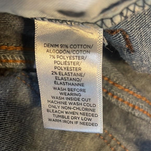 LOFT Dark Wash Curvy Skinny Jeans Size 27/4 - Picture 7 of 8